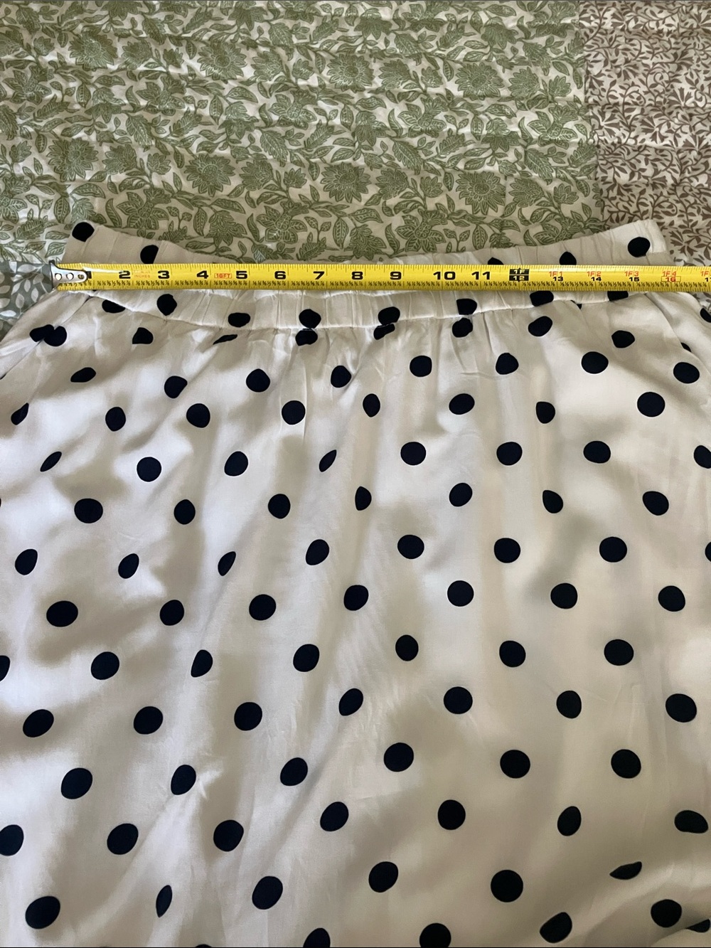 J Crew polka dot high low summer skirt L - Picture 12 of 14